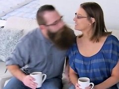 Bearded Stud And His Girlfriend Comes For An Orgy Drtuber