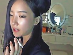 Korean Tv Host On Webcam